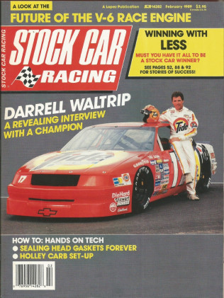 STOCK CAR RACING 1989 FEB - KULWICKI, SHEA, WALTRIP